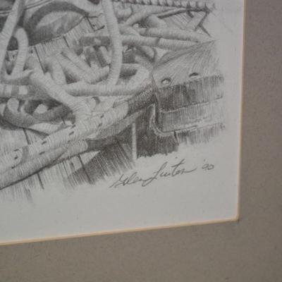 Signed, Framed & Matted Print 1990 41/300