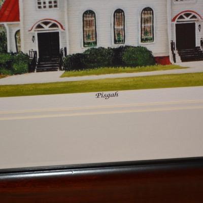 Framed & Matted ‘Pisgah” Print by Anita Apple 20”x16”