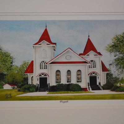 Framed & Matted ‘Pisgah” Print by Anita Apple 20”x16”