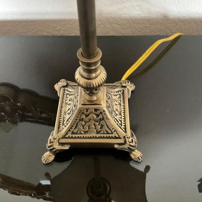 949 Pair of Brass Decortive Candlestick Lamps