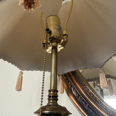 949 Pair of Brass Decortive Candlestick Lamps