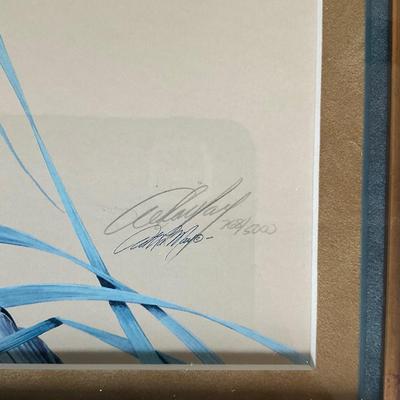 950 Pair of Art LeMay Signed and Numbered Lithographs of Heron and Egret