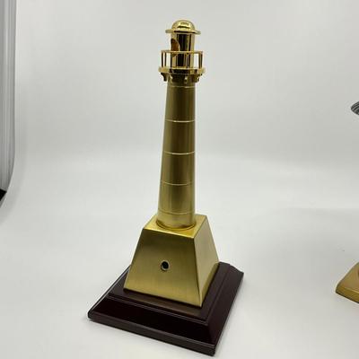 867 Bey Berk Lighthouse Tower Desk Clock With Urn
