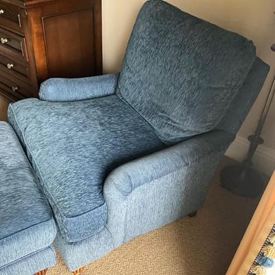 952 WLC Upholstered Chair and Ottoman