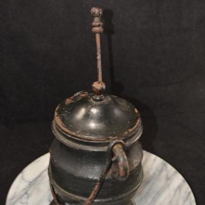 Antique/Vintage Cast Iron Smudge Pot w/ Wand