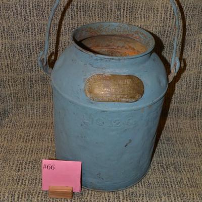 Antique/Vintage 12 Quart Milk Jug, Mark T. Harpine, Mt. Jackson VA Route