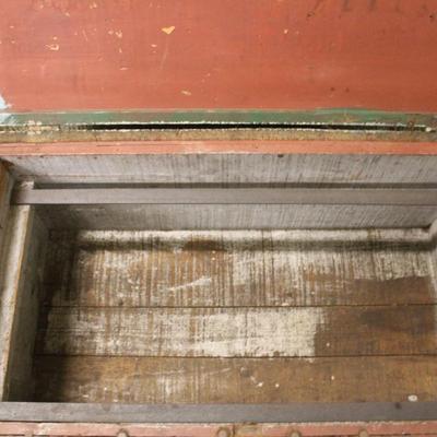 Almost Antique Homemade Trunk ‘Bill 1928’ 29”x16”x11”