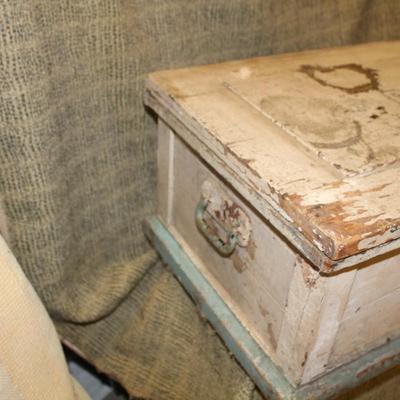Almost Antique Homemade Trunk ‘Bill 1928’ 29”x16”x11”