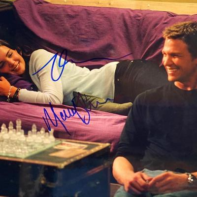 First Daughter Katie Holmes and Marc Blucas signed movie photo