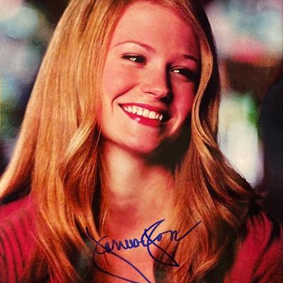 January Jones signed photo