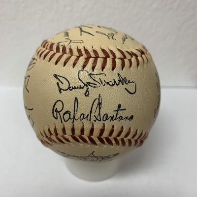 Facsimile signed 1986 NY Mets baseball