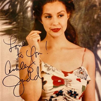 Ashley Judd signed photo