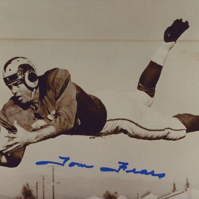 Tom Fears LA Rams signed photo