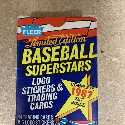 Fleer 1987 Baseball Superstars card set