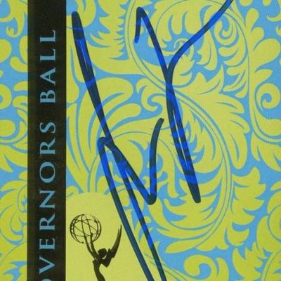 John Travolta signed Governor's Ball ticket 