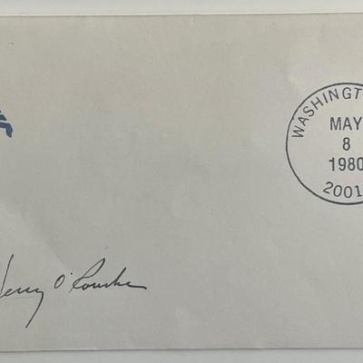 JFK assassination Secret Service Agent Captain Jerry O'Rourke signed cover