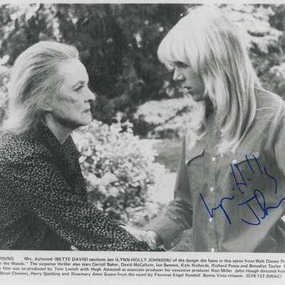 The Watcher in the Woods signed movie photo