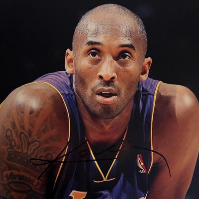 Kobe Bryant signed photo
