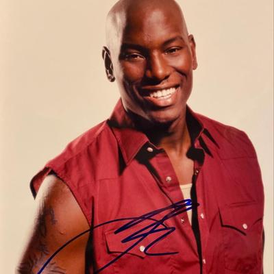 Tyrese Gibson signed photo 