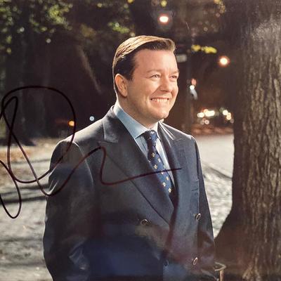 Ricky Gervais signed photo