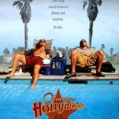 Jimmy Hollywood 1994 pool shot original double sided movie poster
