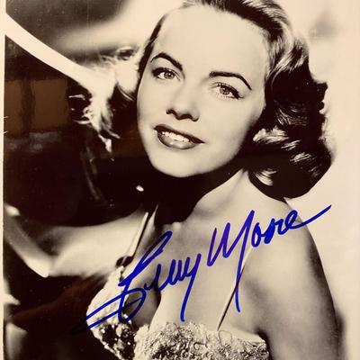 Terry Moore signed "The Moneymaker" movie photo
