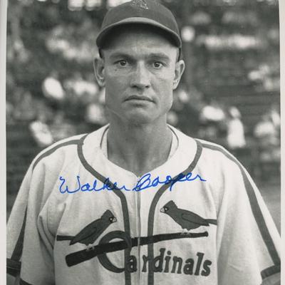 Walker Cooper signed photo