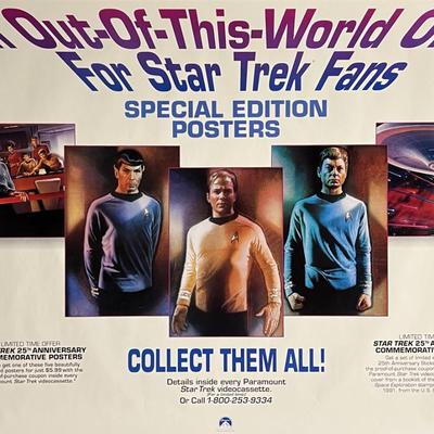 Rare Star Trek fans special edition original movie poster