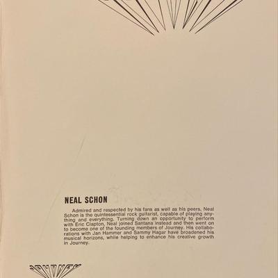 Journeys Neal Schon signed photo