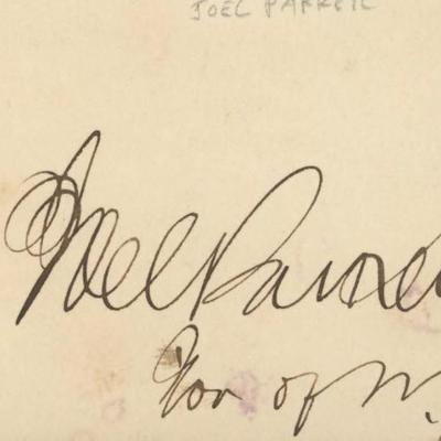 Joel Parker signature cut