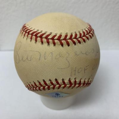 Bill Mazeroski signed baseball