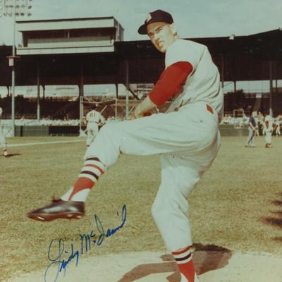 Lindy McDaniel signed photo