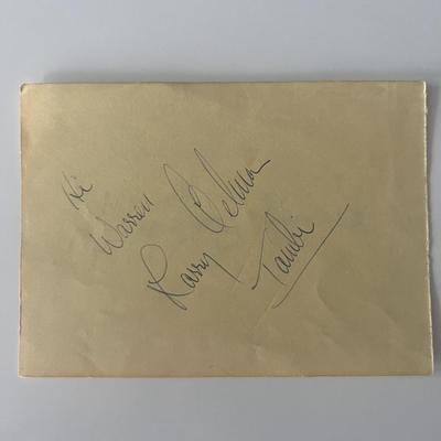 Larry Tavber original signature 