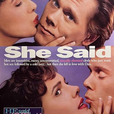 He Said, She Said 1991 Original Movie Poster