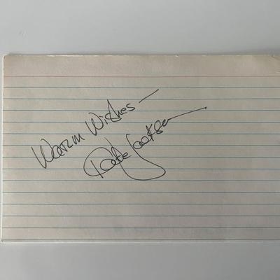 Kate Johnson original signature