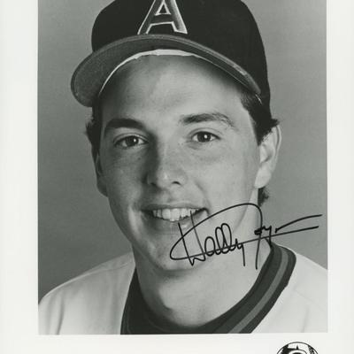 Wally Joyner signed photo