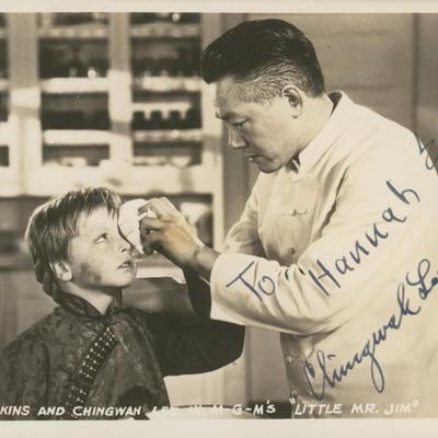 Ching Wah Lee signed photo