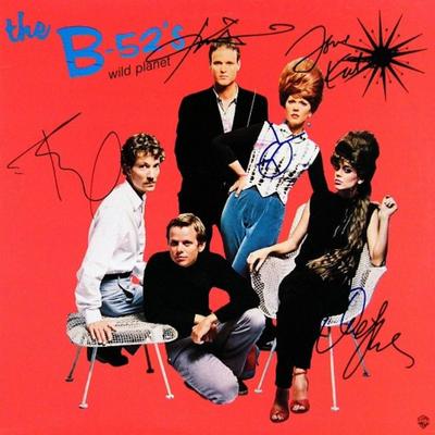 B-52's signed Wild Planet album