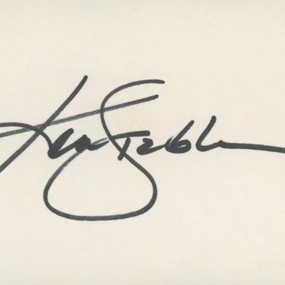 Ken Stabler original signature