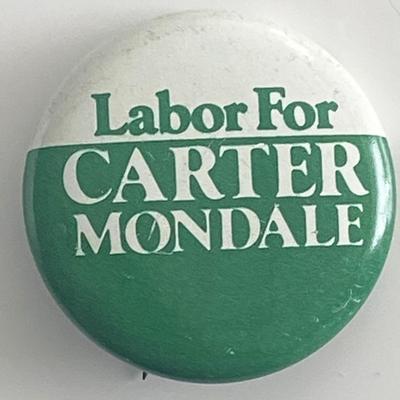 Jimmy Carter campaign pin