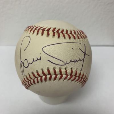 Luis Tiant signed baseball