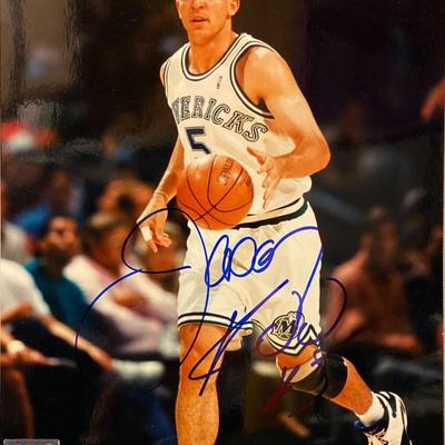 NBA star Jason Kidd signed photo