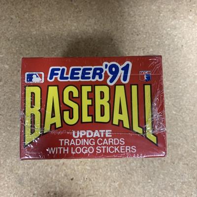 Fleer 1991 baseball card box