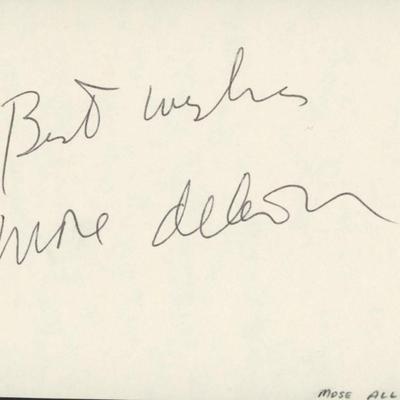 Mose Allison signature cut