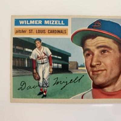 Topps Wilmer Mizell baseball card unsigned