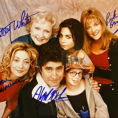 Ladies Man cast signed photo