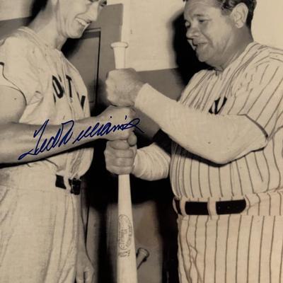 Ted Williams signed photo