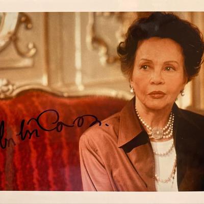 Leslie Caron signed movie photo