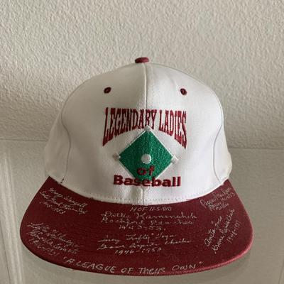 Legendary Ladies Of Baseball signed cap