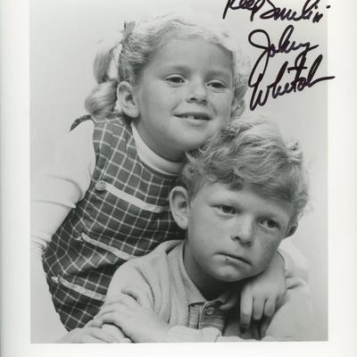 Family Affair Johnny Whitaker signed photo